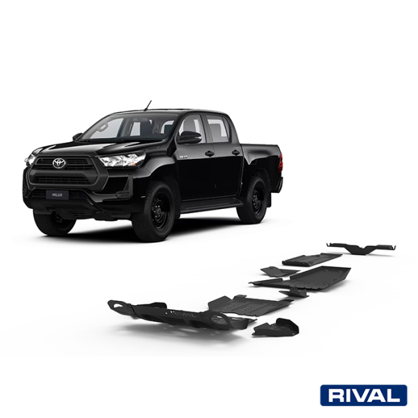 Skid Plates (Sets) Toyota Hilux 2015-2020; 2018-2020; 2021-; 2,4 l. / diesel